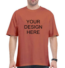 Load image into Gallery viewer, Customized-Custom-Personalized Oversized T-Shirt for Men-Coral-Ektarfa.online