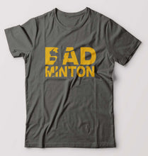 Load image into Gallery viewer, Badminton T-Shirt for Men-Charcoal-Ektarfa.online
