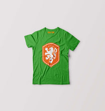 Load image into Gallery viewer, Netherlands Football Kids T-Shirt for Boy/Girl-Flag Green-Ektarfa.online