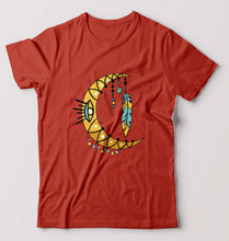 Load image into Gallery viewer, Dream Catcher Moon T-Shirt for Men-Brick Red-Ektarfa.online