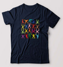 Load image into Gallery viewer, Keith Haring Funny T-Shirt for Men-Navy Blue-Ektarfa.online