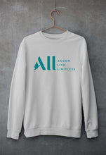 Load image into Gallery viewer, ACCOR LIVE LIMITLESS (ALL) Unisex Sweatshirt for Men/Women-Grey Melange-Ektarfa.online