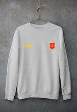 Load image into Gallery viewer, Spain Football Unisex Sweatshirt for Men/Women-Grey Melange-Ektarfa.online