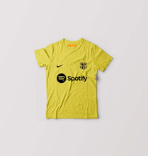 Load image into Gallery viewer, Barcelona 2022-23 Kids T-Shirt for Boy/Girl-Yellow-Ektarfa.online