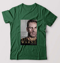 Load image into Gallery viewer, Shane Warne T-Shirt for Men-Bottle Green-Ektarfa.online