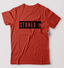 Load image into Gallery viewer, Stoned T-Shirt for Men-Brick red-Ektarfa.online