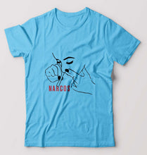 Load image into Gallery viewer, Narcos Drugs T-Shirt for Men-Light Blue-Ektarfa.online