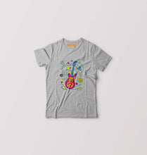 Load image into Gallery viewer, Psychedelic Music Kids T-Shirt for Boy/Girl-Grey Melange-Ektarfa.online