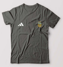 Load image into Gallery viewer, Argentina Football T-Shirt for Men-Charcoal-Ektarfa.online
