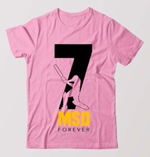 Load image into Gallery viewer, MS Dhoni (MSD) T-Shirt for Men-Light Baby Pink-Ektarfa.online