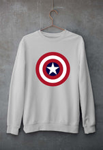 Load image into Gallery viewer, Captain America Unisex Sweatshirt for Men/Women-Grey Melange-Ektarfa.online