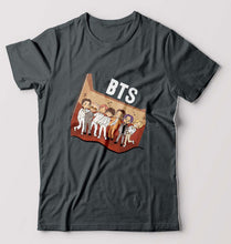 Load image into Gallery viewer, BTS Kpop T-Shirt for Men-Steel grey-Ektarfa.online
