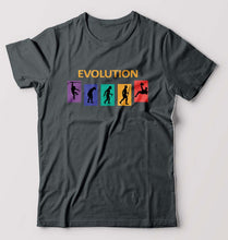 Load image into Gallery viewer, Evolution Football T-Shirt for Men-Steel grey-Ektarfa.online