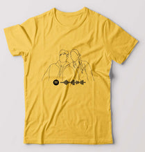 Load image into Gallery viewer, Spotify T-Shirt for Men-Golden Yellow-Ektarfa.online