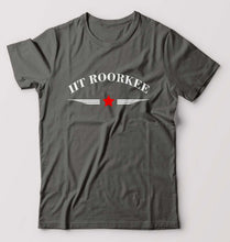 Load image into Gallery viewer, IIT Roorkee T-Shirt for Men-Charcoal-Ektarfa.online