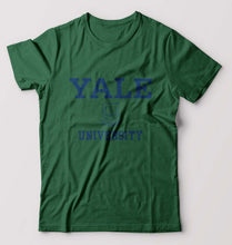 Load image into Gallery viewer, Yale University T-Shirt for Men-Bottle Green-Ektarfa.online