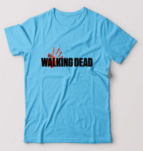 Load image into Gallery viewer, The Walking Dead T-Shirt for Men-Light Blue-Ektarfa.online