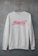 Load image into Gallery viewer, Budweiser Unisex Sweatshirt for Men/Women-Grey Melange-Ektarfa.online