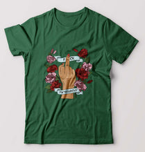 Load image into Gallery viewer, Fuck Patriarchy T-Shirt for Men-Dark Green-Ektarfa.online