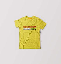 Load image into Gallery viewer, Battlegrounds Mobile India (BGMI) Kids T-Shirt for Boy/Girl-Yellow-Ektarfa.online