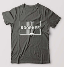 Load image into Gallery viewer, IIT Roorkee T-Shirt for Men-Charcoal-Ektarfa.online