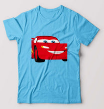 Load image into Gallery viewer, Lightning McQueen T-Shirt for Men-Light Blue-Ektarfa.online