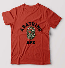 Load image into Gallery viewer, A Bathing Ape T-Shirt for Men-Brick Red-Ektarfa.online