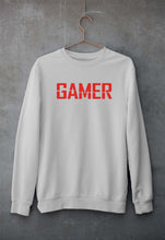 Load image into Gallery viewer, Gamer Unisex Sweatshirt for Men/Women-Grey Melange-Ektarfa.online