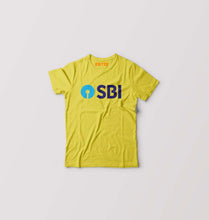Load image into Gallery viewer, State Bank of India(SBI) Kids T-Shirt for Boy/Girl-Mustard Yellow-Ektarfa.online