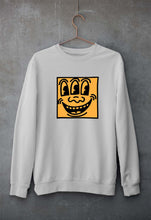 Load image into Gallery viewer, Keith Haring Funny Unisex Sweatshirt for Men/Women-Grey Melange-Ektarfa.online