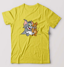 Load image into Gallery viewer, Tom and Jerry T-Shirt for Men-Yellow-Ektarfa.online