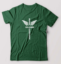 Load image into Gallery viewer, Khabib Nurmagomedov T-Shirt for Men-Bottle Green-Ektarfa.online