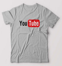 Load image into Gallery viewer, YouTube T-Shirt for Men-Grey Melange-Ektarfa.online