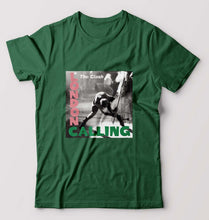 Load image into Gallery viewer, London Calling T-Shirt for Men-Bottle Green-Ektarfa.online