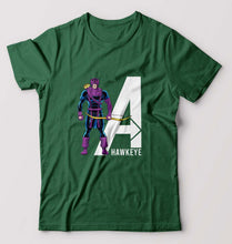 Load image into Gallery viewer, Hawkeye T-Shirt for Men-Bottle Green-Ektarfa.online
