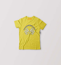 Load image into Gallery viewer, Formula 1(F1) Kids T-Shirt for Boy/Girl-Mustard Yellow-Ektarfa.online