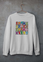 Load image into Gallery viewer, Keith Haring Funny Unisex Sweatshirt for Men/Women-Grey Melange-Ektarfa.online