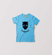 Load image into Gallery viewer, Black Panther Superhero Kids T-Shirt for Boy/Girl-Light Blue-Ektarfa.online