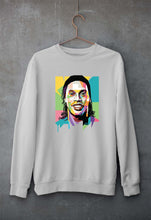 Load image into Gallery viewer, Ronaldinho Unisex Sweatshirt for Men/Women-Grey Melange-Ektarfa.online