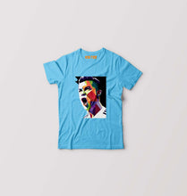 Load image into Gallery viewer, Cristiano Ronaldo CR7 Kids T-Shirt for Boy/Girl-Light Blue-Ektarfa.online