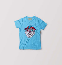 Load image into Gallery viewer, Bear Kids T-Shirt for Boy/Girl-Light blue-Ektarfa.online