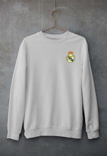 Load image into Gallery viewer, Real Madrid Logo Unisex Sweatshirt for Men/Women-Grey Melange-Ektarfa.online
