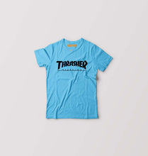 Load image into Gallery viewer, Thrasher Magazine Kids T-Shirt for Boy/Girl-Light Blue-Ektarfa.online