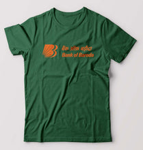 Load image into Gallery viewer, Bank of Baroda T-Shirt for Men-Dark Green-Ektarfa.online
