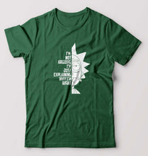 Load image into Gallery viewer, Rick and Morty T-Shirt for Men-Bottle Green-Ektarfa.online