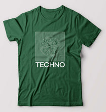 Load image into Gallery viewer, Techno T-Shirt for Men-Bottle Green-Ektarfa.online