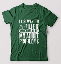 Load image into Gallery viewer, Gym T-Shirt for Men-Bottle Green-Ektarfa.online