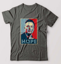 Load image into Gallery viewer, Elon Musk Hope T-Shirt for Men-Charcoal-Ektarfa.online