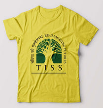 Load image into Gallery viewer, Tata Institute of Social Sciences (TISS) T-Shirt for Men-Yellow-Ektarfa.online