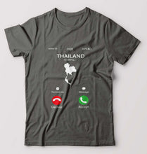 Load image into Gallery viewer, Thailand Calling T-Shirt for Men-Charcoal-Ektarfa.online